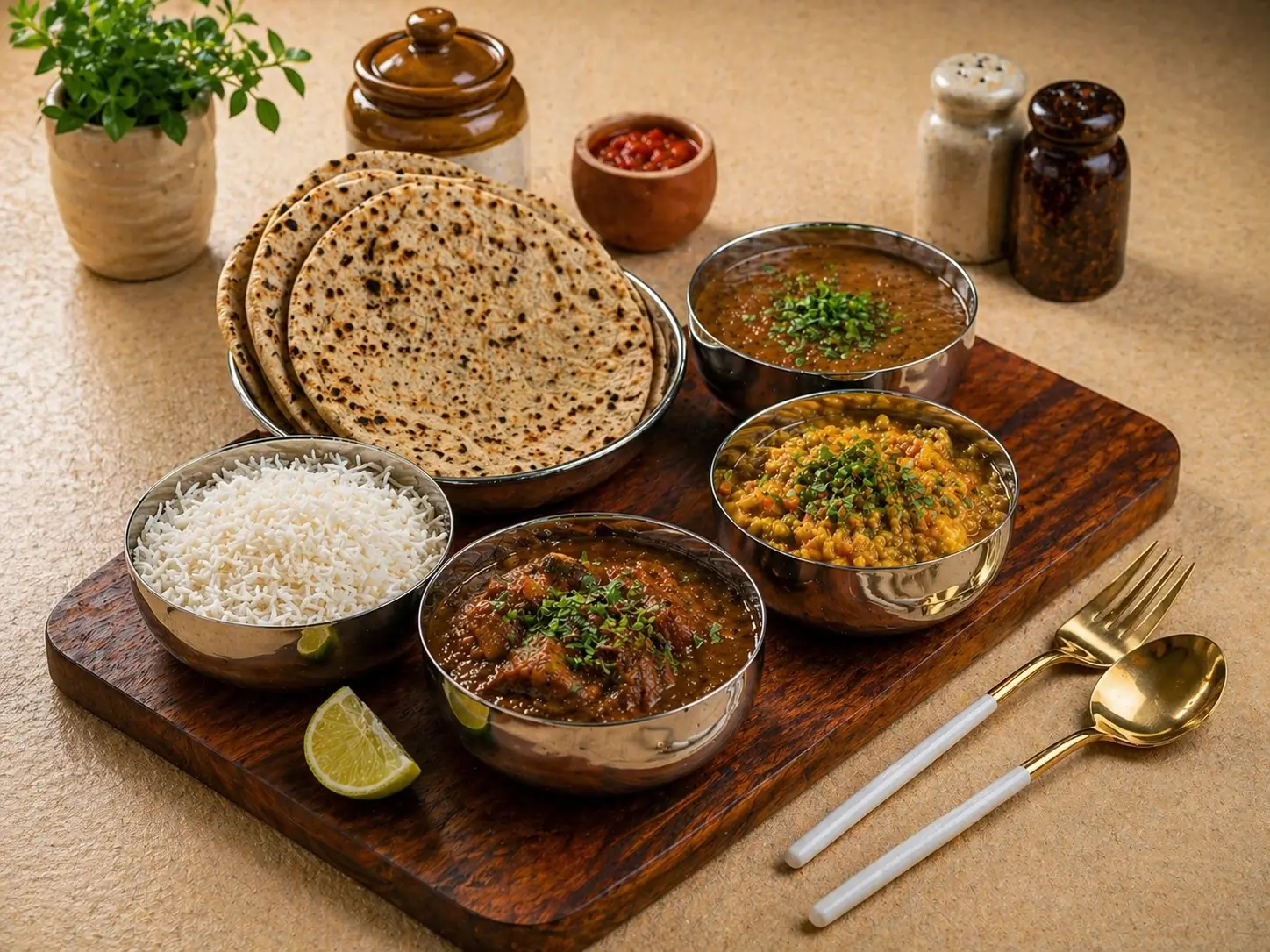 Authentic Indian tiffin — fresh thali-style meal from TiffinGrab