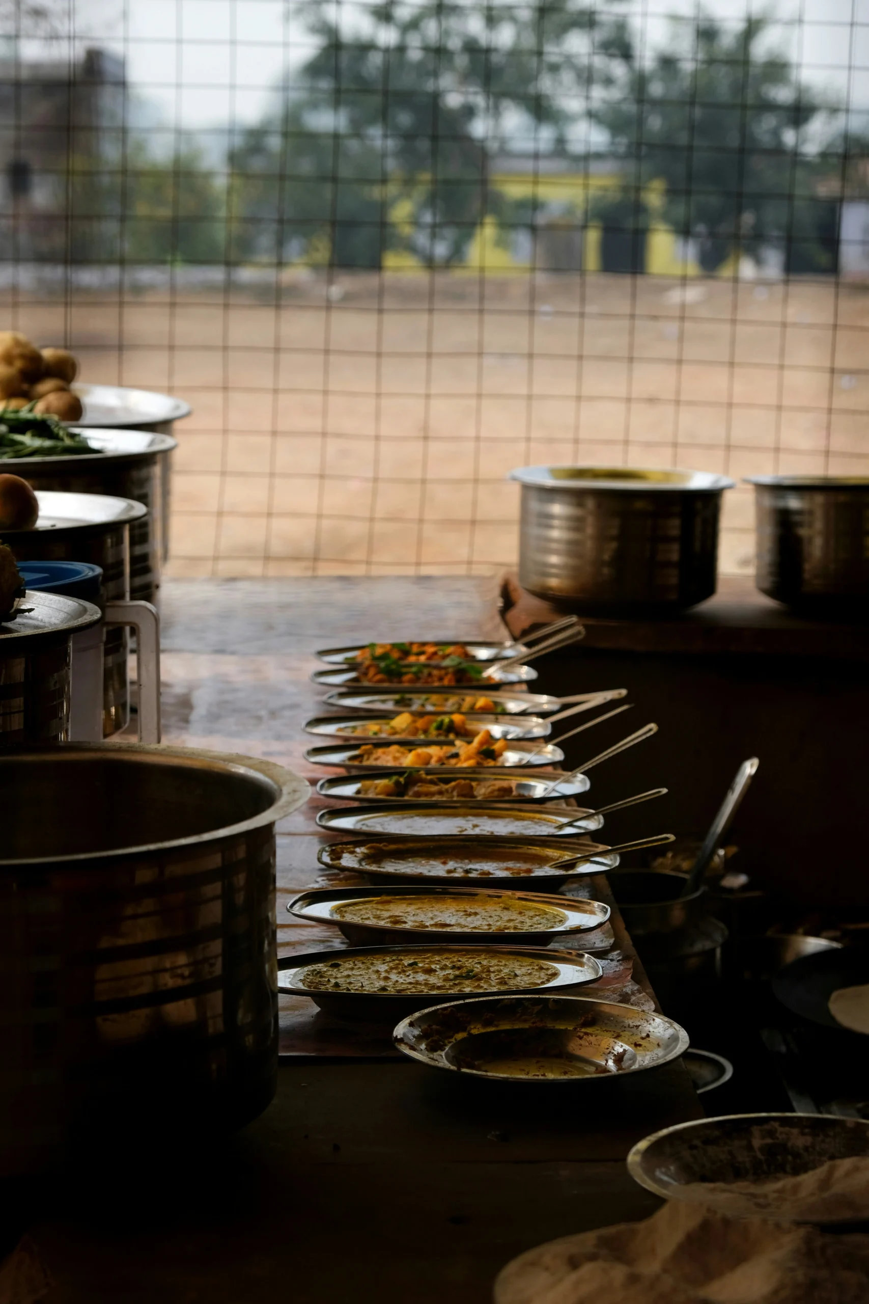 Friends enjoying tiffin